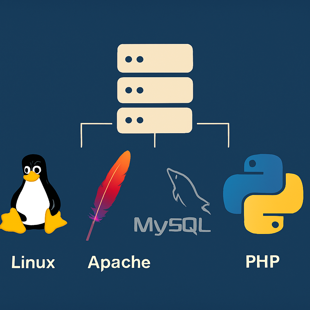 LAMP - Linux, Apache, MySQL/MariaDb, PHP/Python/Perl